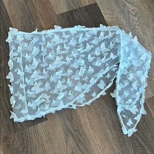 (25) NWOT Sheer Butterfly swim cover up